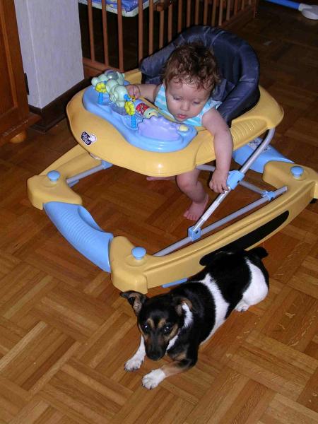 le garde du corps de mon fils hihihihihihi